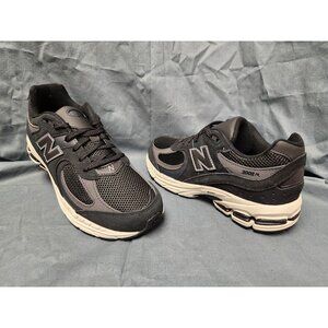 New Balance Kids Black and Off-White 2002R Sneakers